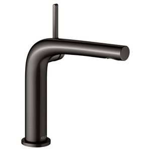 1-hendel wastafelmengkraan 150 afvoergarnituur titaanzwart geborsteld