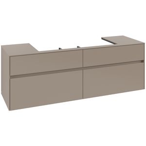 Wastafelonderkast Collaro 1600x548x500mm Taupe C03100VM