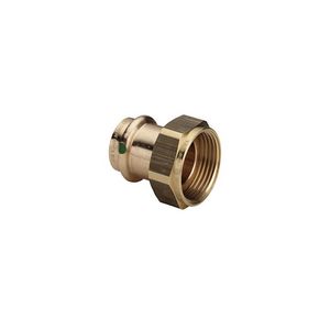2-del. koppeling Sanpress brons 22x1.1/4" wartel