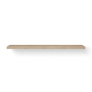 Wastafelblad Base Wood eiken 200cm RVS zonder handdoekbeugel