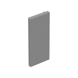 Zak a 2st. Eindstuk GGK FB 100x230 grijs RAL7030