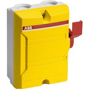 Werkschakelaar 4P 16A (AC-23A 500V) 1M behuizing kabelinvoer