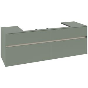 Wastafelonderkast Collaro 1600x548x500mm Soft Green C03100AF