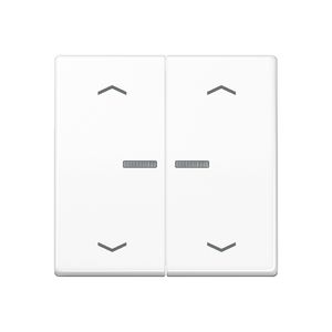 Stuurafdekking A500 2voudig a.wit sl.v pijl HOME