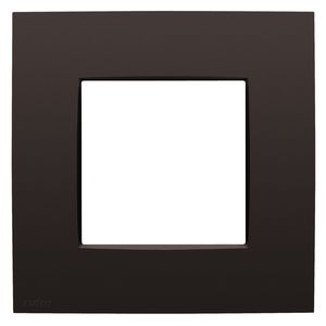 Enkelvoudige afdekplaat Niko Intense dark brown coated