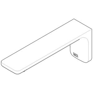 Uitloop 170mm chr 90118401001-00