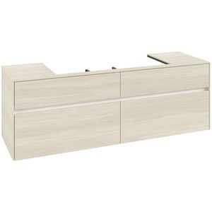 Wastafelonderkast Collaro 1600x548x500mm White Oak C03100AA