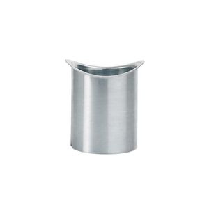 Zinken HWA tapeind/steekpijp ovaal 80mm lengte 100mm mastgoot