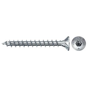 Spaanplaatschroef PowerFast 4,5x30mm TX verzonken kop VD verzinkt VVE=200
