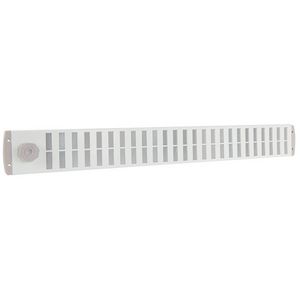 ALU schuifrooster Bold Line 750x40mm wit