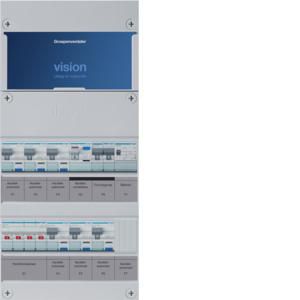 Groepenkast 6-groepver. HS HACO/HACO +F (direct)+T 3-fase