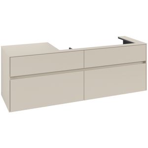 Wastafelonderkast Collaro 1600x548x500mm Cashmere Grey C030B0VN