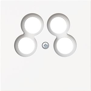 Centraalplaat 50 x 50 Ankaro antenne art-matwit (1743/10-04-44M)