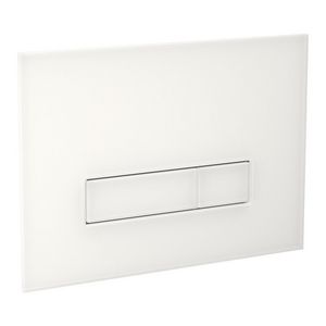 Bedieningsplaat Orbit EC 2-toets Glaslaminaat Bianco matt TE