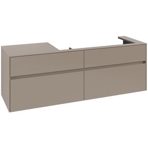 Wastafelonderkast Collaro 1600x548x500mm Taupe C030B0VM