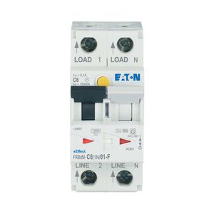Aardlekautomaat digi RCBO FRBdM 1P+N 6A C-karakteristiek 100mA 10kA F