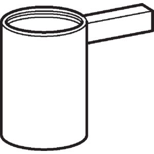 Bedieningshendel chroom 59913322