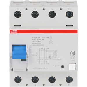 Aardlekschakelaar F204B+63/0,3