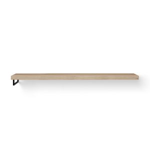 Wastafelblad Base Wood eiken 200cm zwart 1x handdoekbeugel LI.