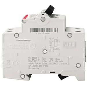 Aardlekautomaat 1P+N B kar 10A 30mA UL/CSA