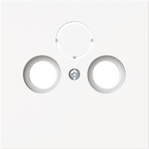 Centraalplaat antenne art-matwit (1743-44M)