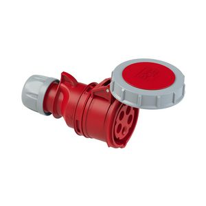 CEE contrastekker 16A 5p 400V 6h rood rood IP67 Shark