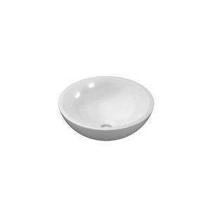 INK Jazz small Opbouw waskom Polystone zonder kraangat GL wit 33x0
