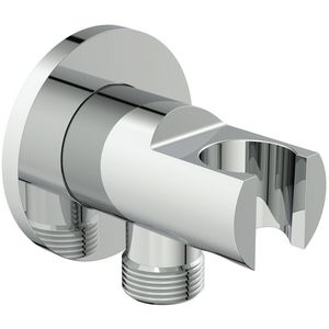 IRAIN WALL BRACKET CYL 1/2"CONN CHR chroom