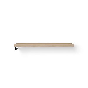 Wastafelblad Base Wood eiken 160cm zwart 1x handdoekbeugel LI.