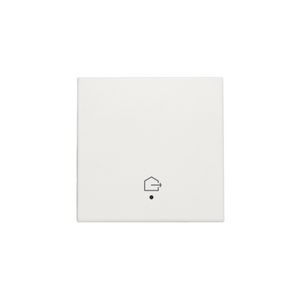 Afwerkingsset lens geconn. enkelv. Schakelaar white