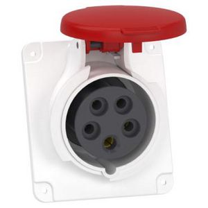 Inbouwcontactdoos Gehoekt 3P+N+A 16A 380-415V AC 6 PratiKa