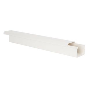 Leidinggoot 80x60mm L=2mtr. wit