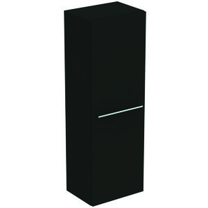 Kolomkast halfhoog LIFE-A 120x40cm 2x deur mat carbon donkergrijs