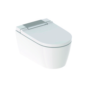 AquaClean SELA douchecloset wandmodel met douche /zonder fohn wit keramiek / afdek chroom