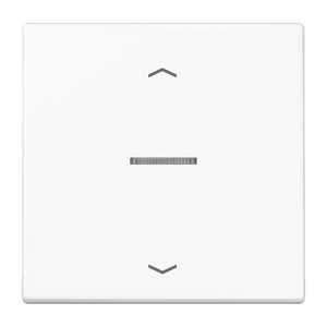 Stuurafdekking LS 1voudig alpinwit pijl HOME