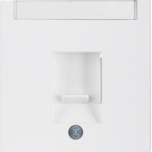 Centraaldoos RJ-datacontactd 1v berker S.1/B.3/B.7 polar wit mat