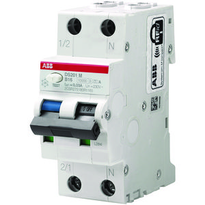 Aardlekautomaat 1P+N C kar 16A 30mA 10kA