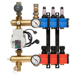 Vloerverw.verdeler 4803 E-pomp BA. 60-250l/u 3-groeps