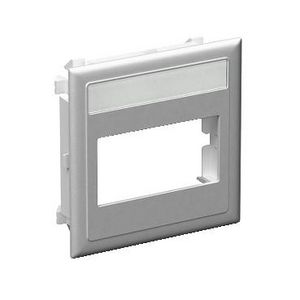 CYB-BK2 Data-aansluiting Vlak Tekstlabel Aluminium