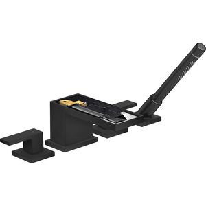 AXOR MyEdition 4-gats badrandmengkraan zonder plaat mat zwart