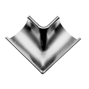 RHEINZINK walsblank binnenhoekstuk M500, gesoldeerd