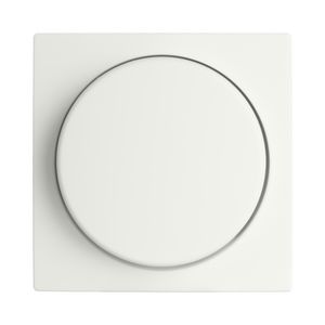 Centraalplaat Dimmerknop Enkelvoudig E1 Mat Alpin Wit VVE=20