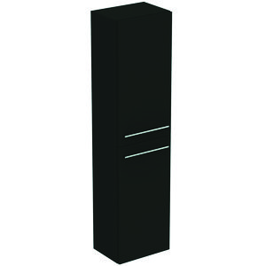 Kolomkast hoog LIFE-A 160x40cm 2x deur mat carbon donkergrijs