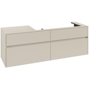 Wastafelonderkast Collaro 1600x548x500mm Cashmere Grey C03000VN