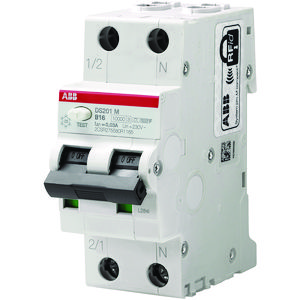 Aardlekautomaat 1P+N B kar 10A 30mA 10kA F-type