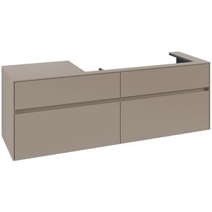 Wastafelonderkast Collaro 1600x548x500mm Taupe C03000VM