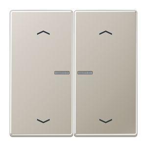 Stuurafdekking LS 2voudig edelstaal pijl HOME
