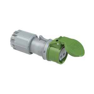 CEE contrastekker 16A 2p 24/42V 100-200Hz 4h gr IP44 Twist