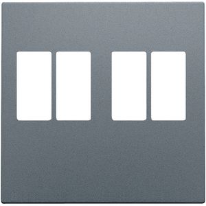 Afwerkingsset 2-voudige luidsprekeraansl. blue grey coat