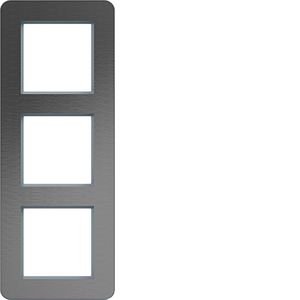 Afdekraam 3-voudig verticaal C.8 roestvrij staal
